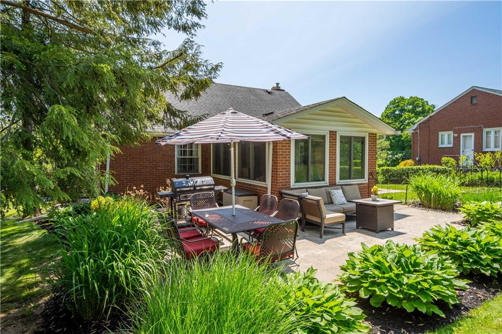 1376 Morrow Road Pittsburgh, PA 15241 - Photo 21 of 25 a view of patio with chairs and potted plants