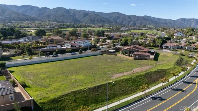 a view of a lake with mountains in the background
