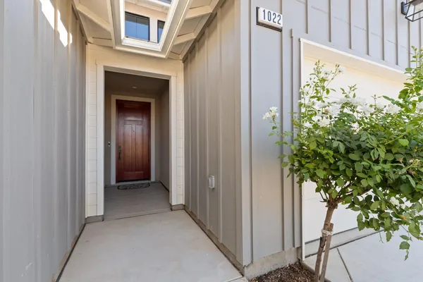 a view of a front door