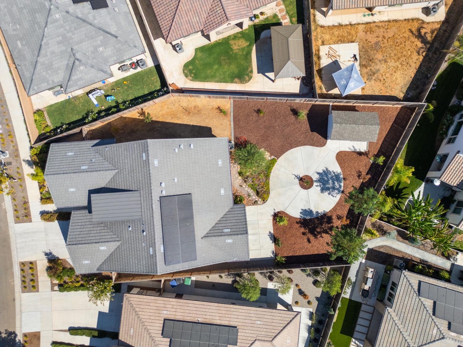 1022 Moonrise Way Madera, CA 93636 - Photo 50 of 52 an aerial view of a house with a yard