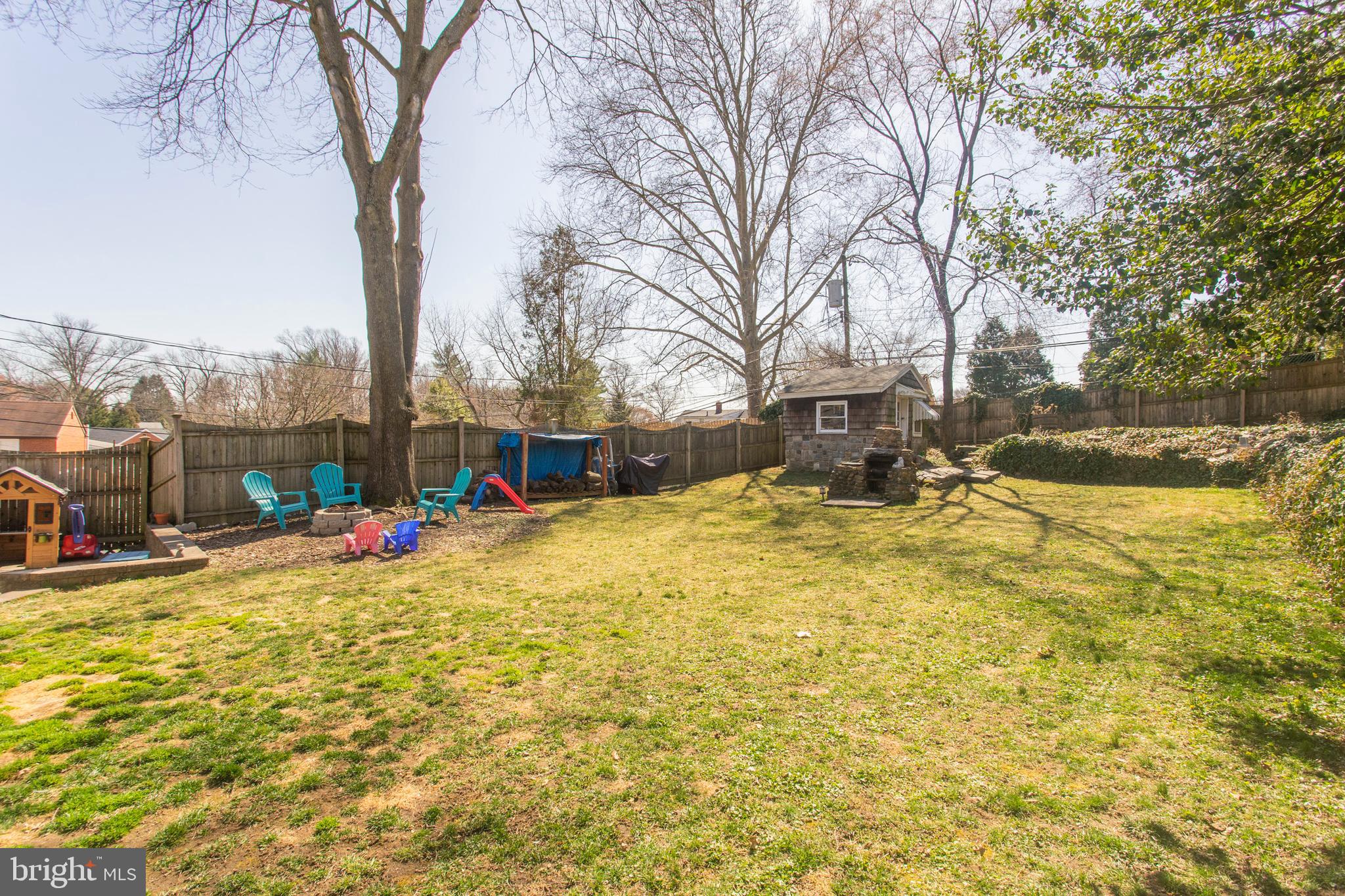 218 Fairhill Road Morton, PA 19070 - Photo 35 of 38 Fenced-In Backyard