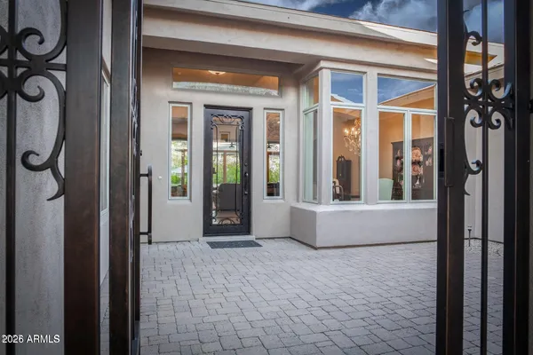 a view of an entryway of house