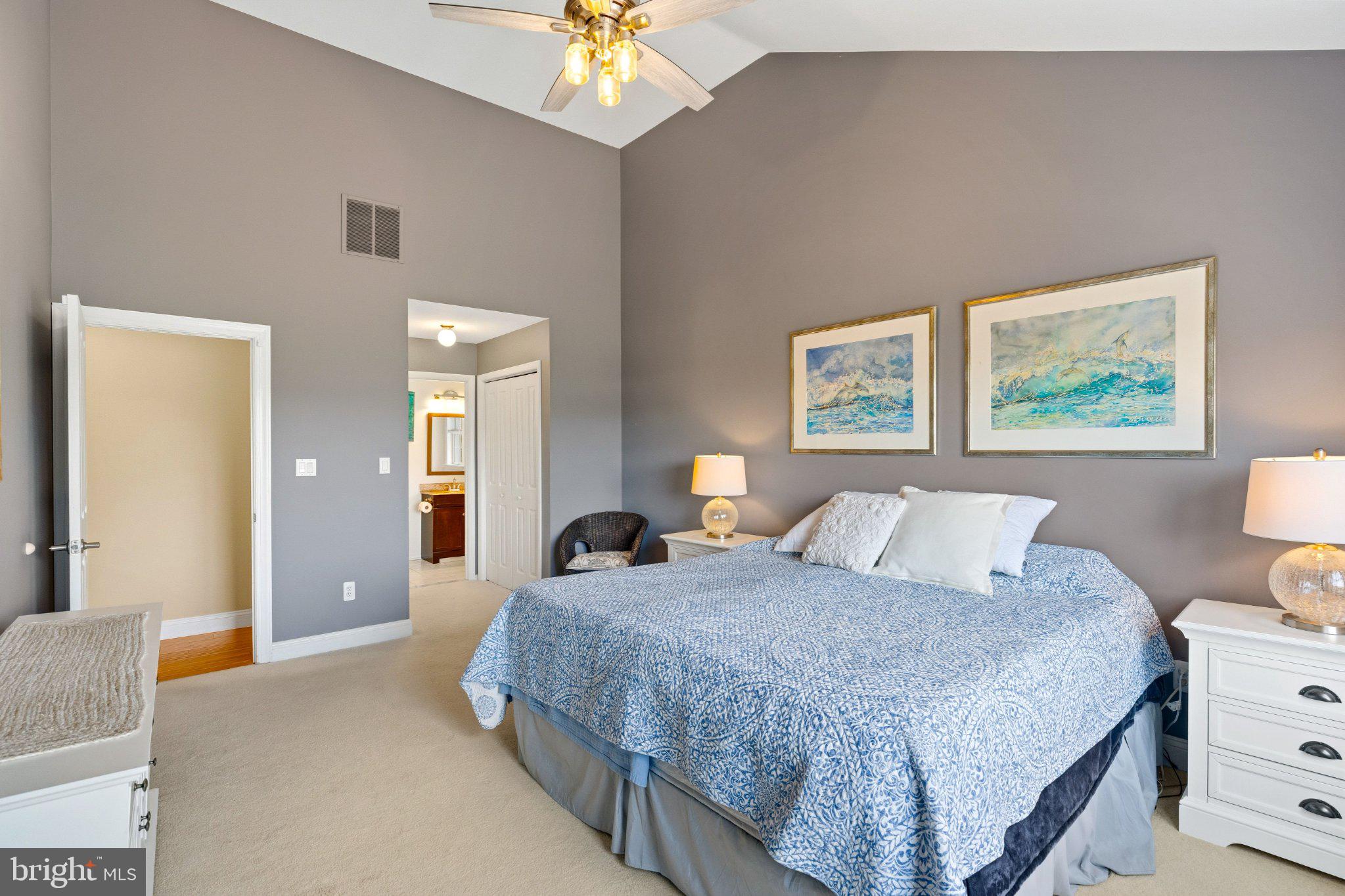 252 Eayrestown Road Southampton, NJ 08088 - Photo 23 of 35 Serene bedroom with coastal vibes.