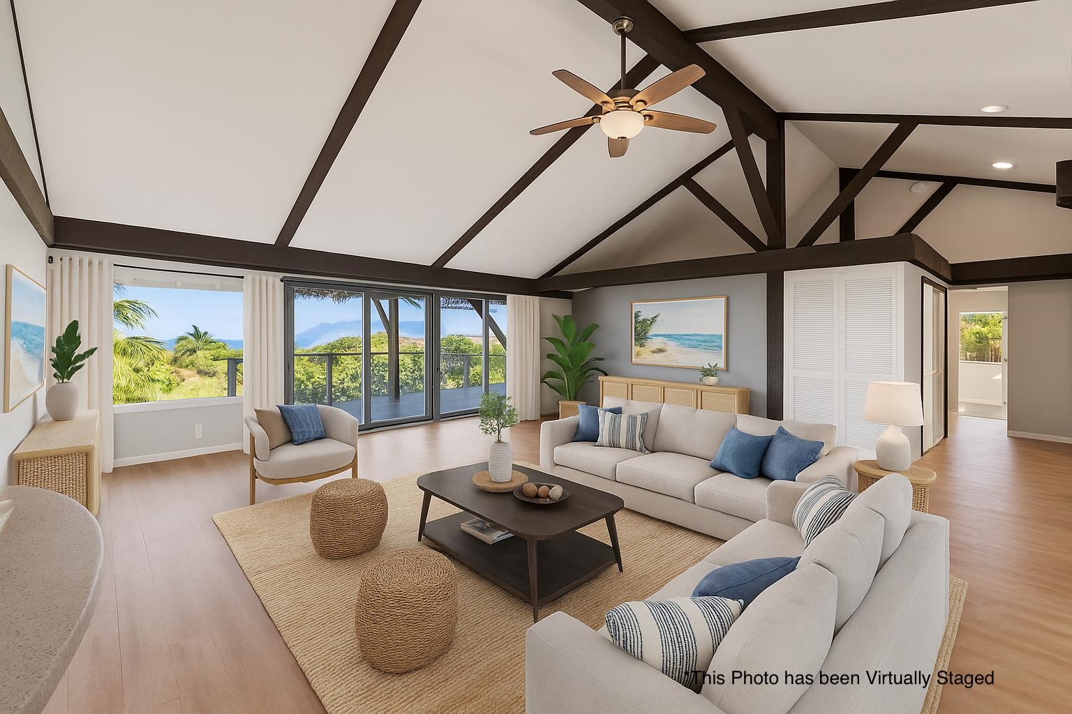 3124 Nahenahe Place Kihei, HI 96753 - Photo 50 of 50 a living room with furniture and a large window