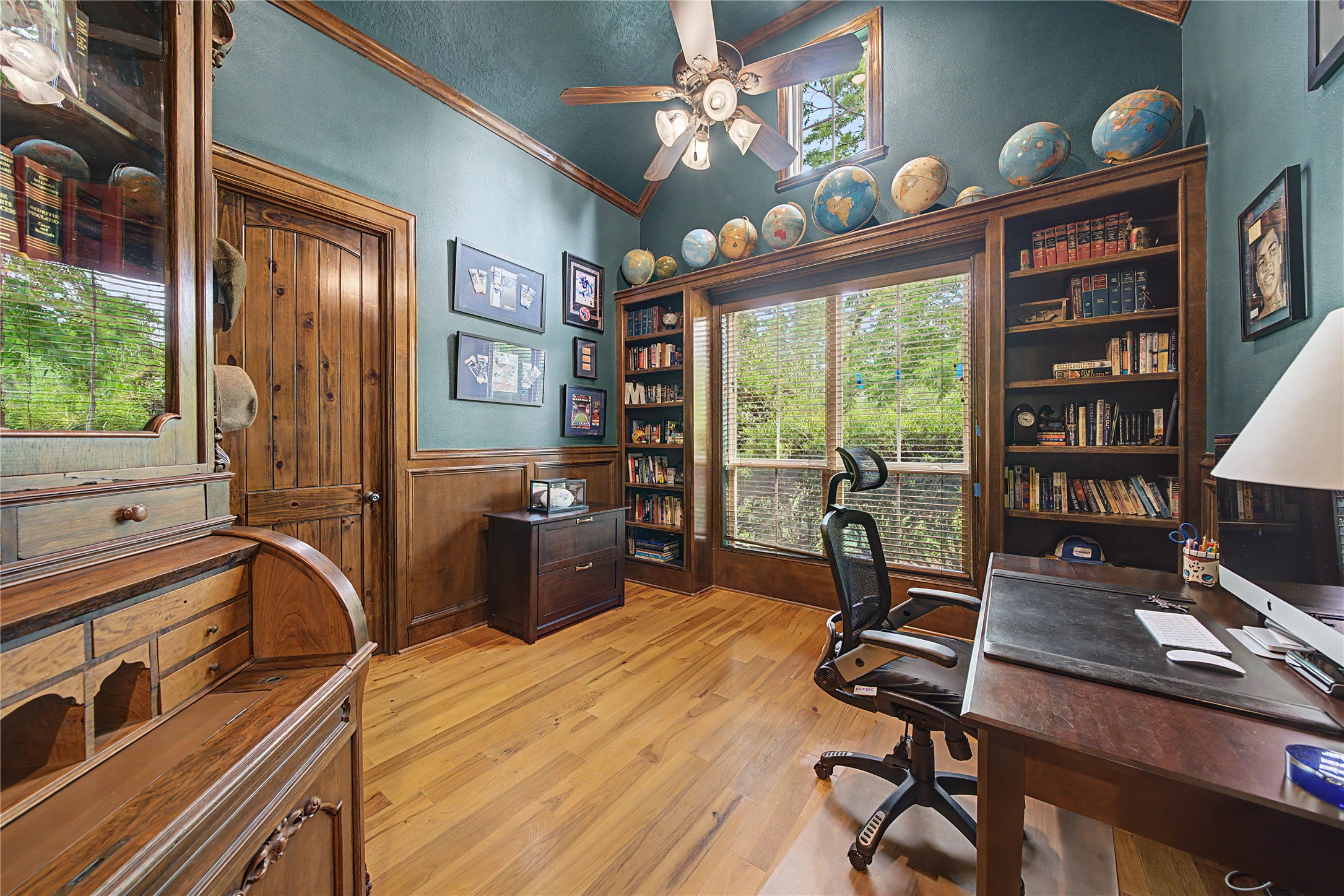 4423 Silver Jade Drive Spring, TX 77386 - Photo 6 of 45 a room with chandelier fan and a large window
