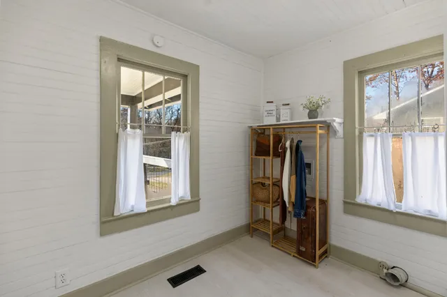 a view of a storage & utility room