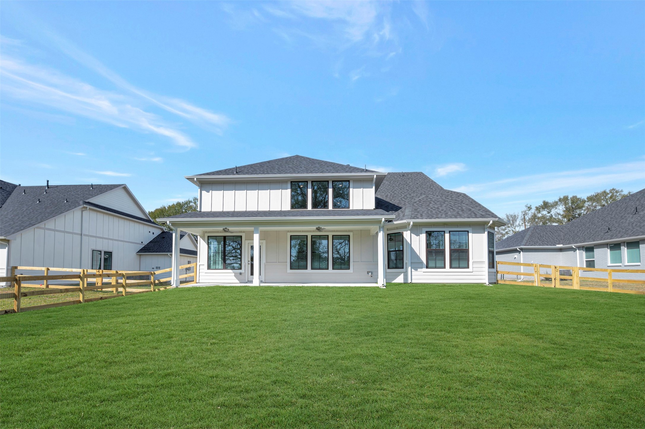 467 6th Street Magnolia, TX 77355 - Photo 49 of 50 a front view of a house with a garden