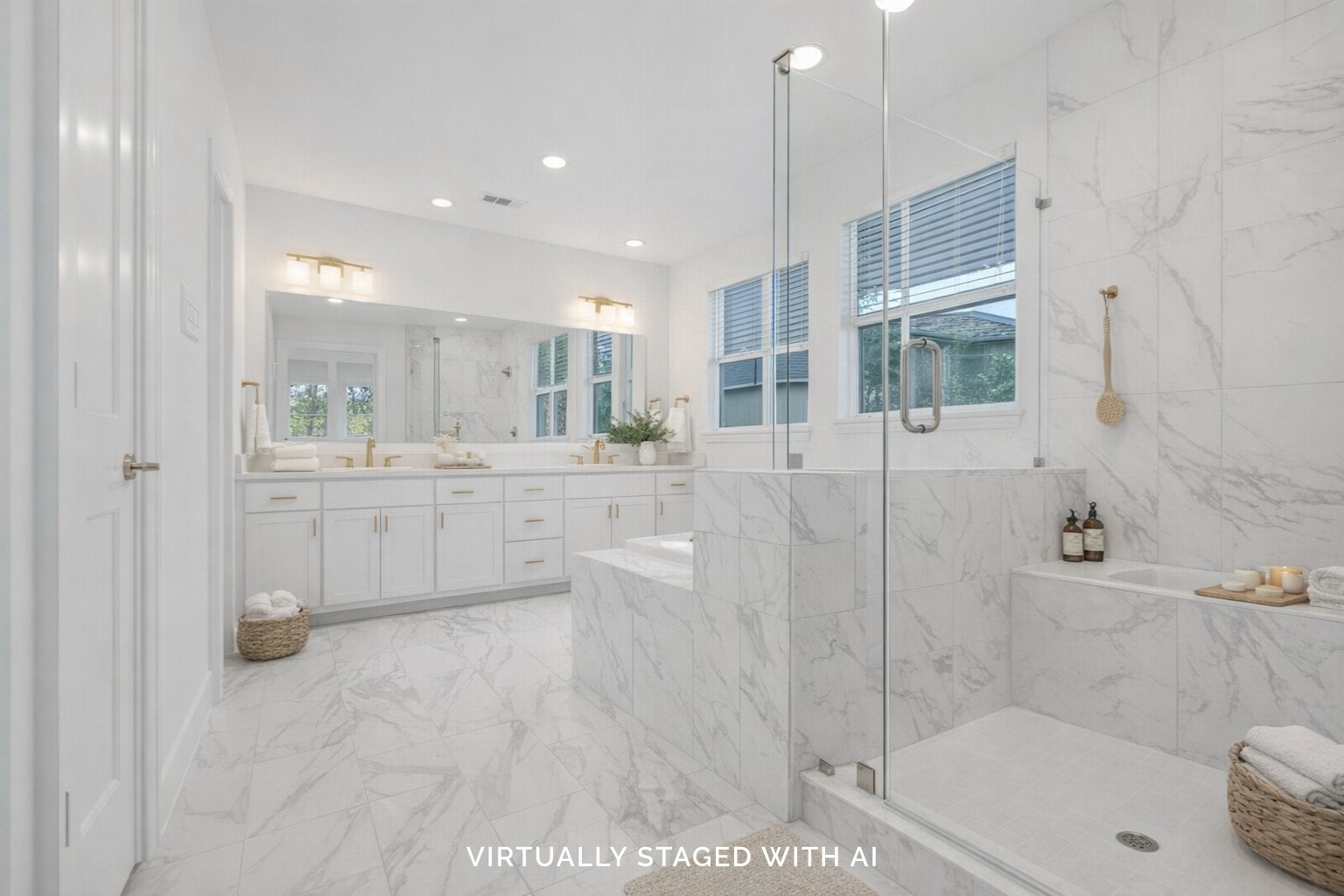 467 6th Street Magnolia, TX 77355 - Photo 6 of 50 a bathroom with a sink a toilet and shower