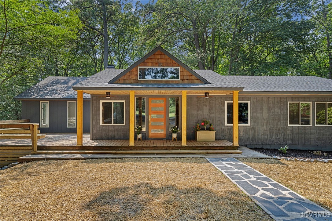 113 Rappa Run Road Topping, VA 23169 - Photo 1 of 49 View of front of home featuring a shingled roof an