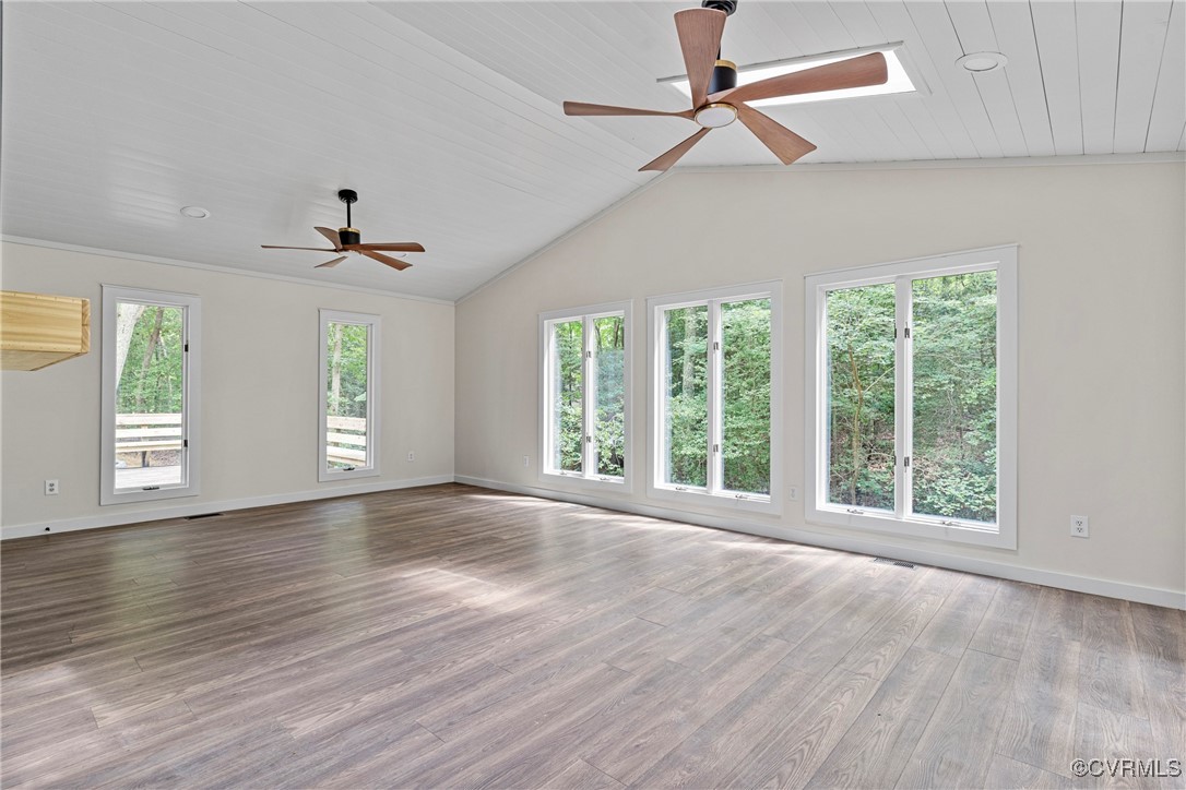 113 Rappa Run Road Topping, VA 23169 - Photo 16 of 49 Unfurnished living room with ceiling fan, plenty o