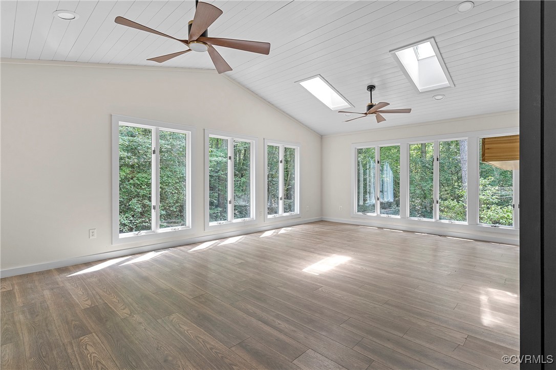 113 Rappa Run Road Topping, VA 23169 - Photo 17 of 49 Spare room featuring a skylight, healthy amount of