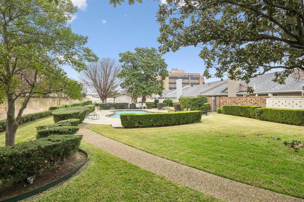 4315 Forest Bend Road Dallas, TX 75244 - Photo 27 of 29 a view of back yard of the house