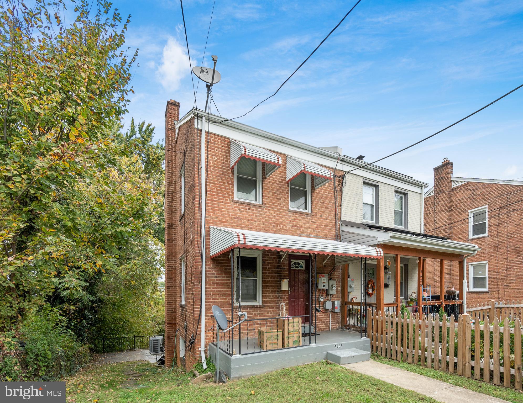 4636 A Street Southeast Washington, DC 20019 - Photo 2 of 4 a view of a building with a porch