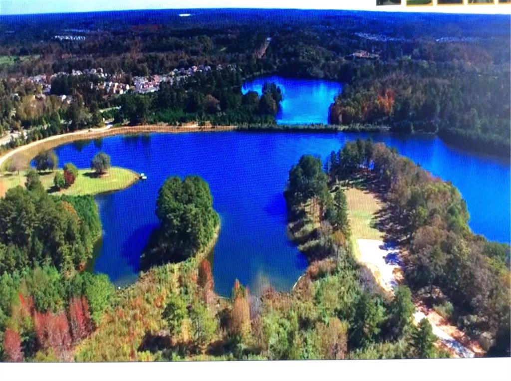 709 Giverney Way Fairburn, GA 30213 - Photo 10 of 12 an aerial view of residential houses with outdoor space and swimming pool