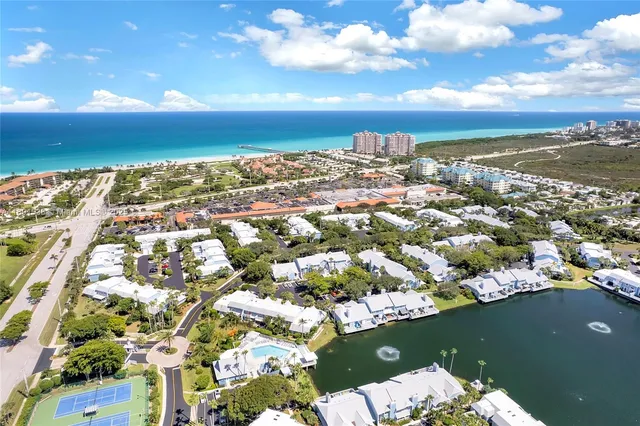a view of city and ocean