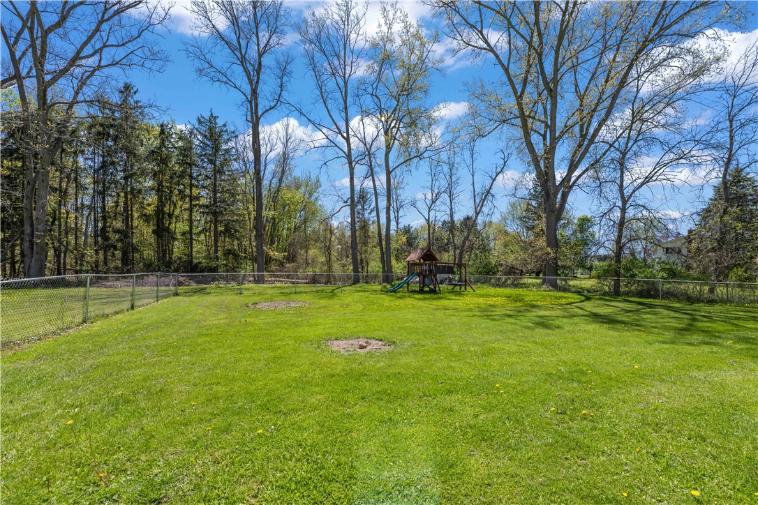 14404 Lime Kiln Road Barre, NY 14411 - Photo 34 of 40 Fenced Backyard