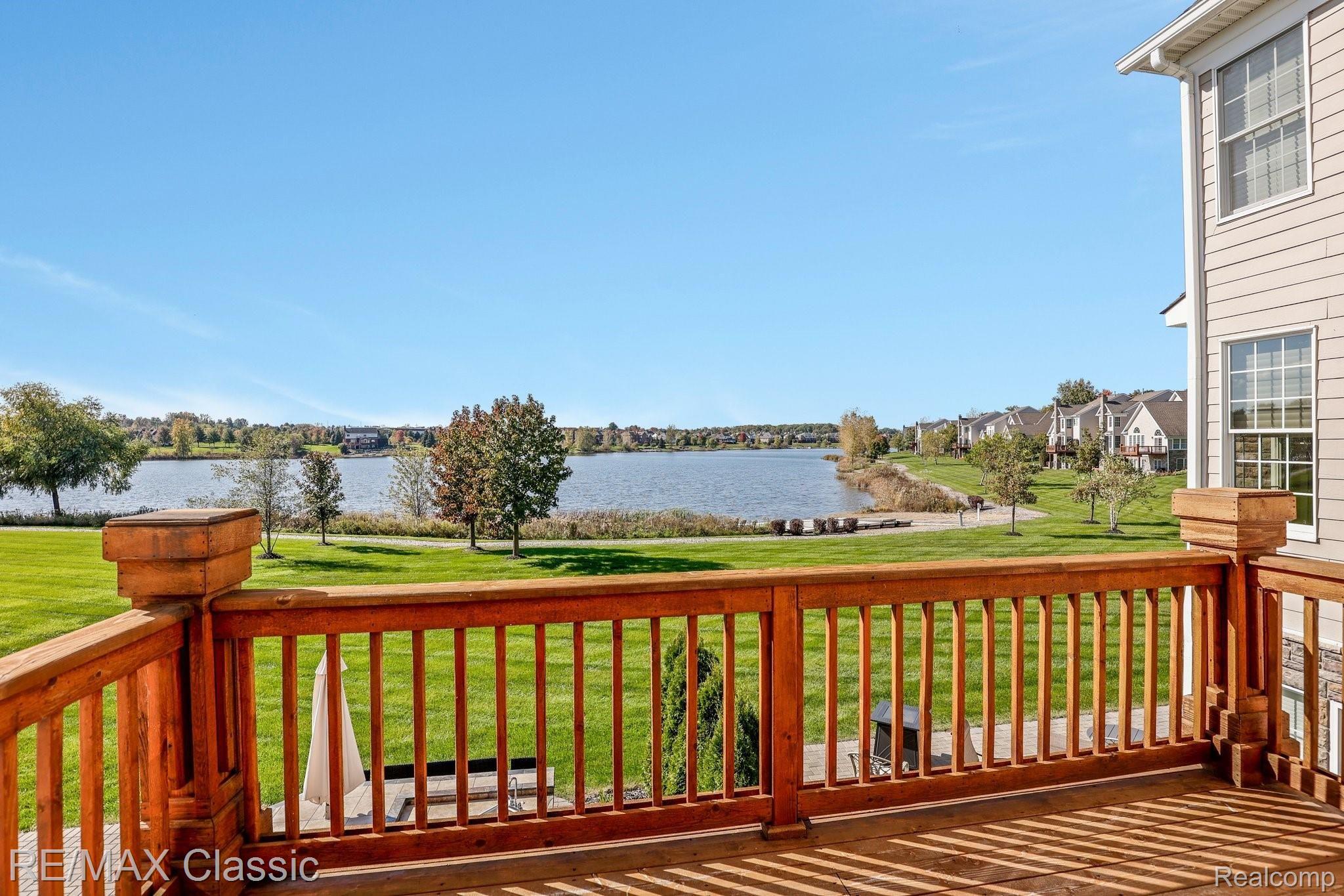 24849 Reeds Pointe Drive Novi, MI 48374 - Photo 38 of 47 Deck w/Lake Views
