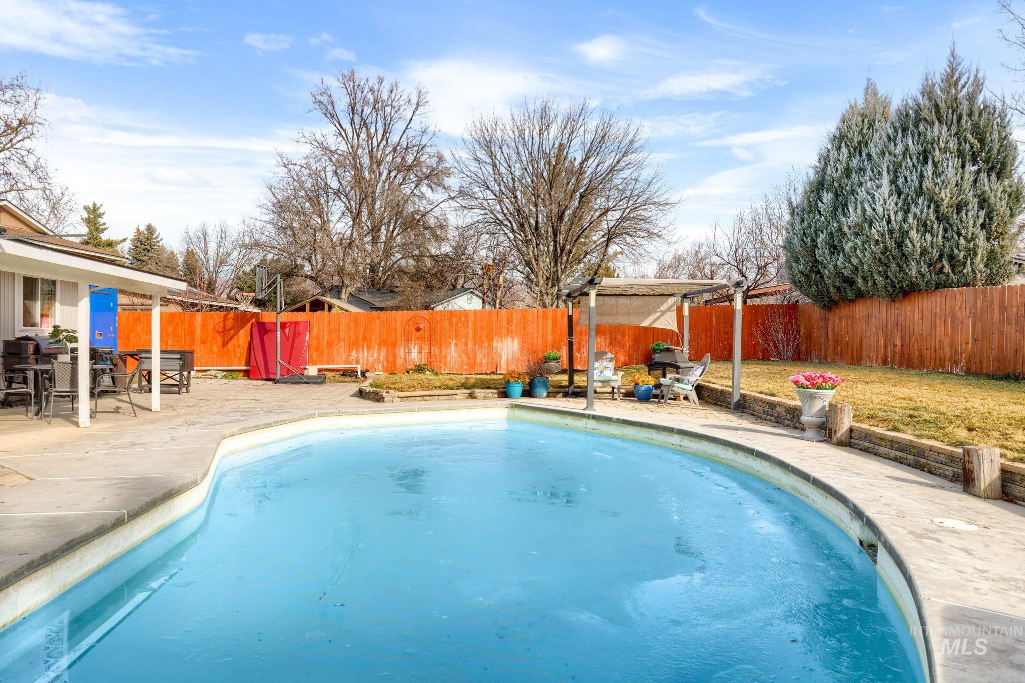 3209 Whitman Drive Boise, ID 83716 - Photo 34 of 45 View of pool featuring patio surround and a fenced backyard