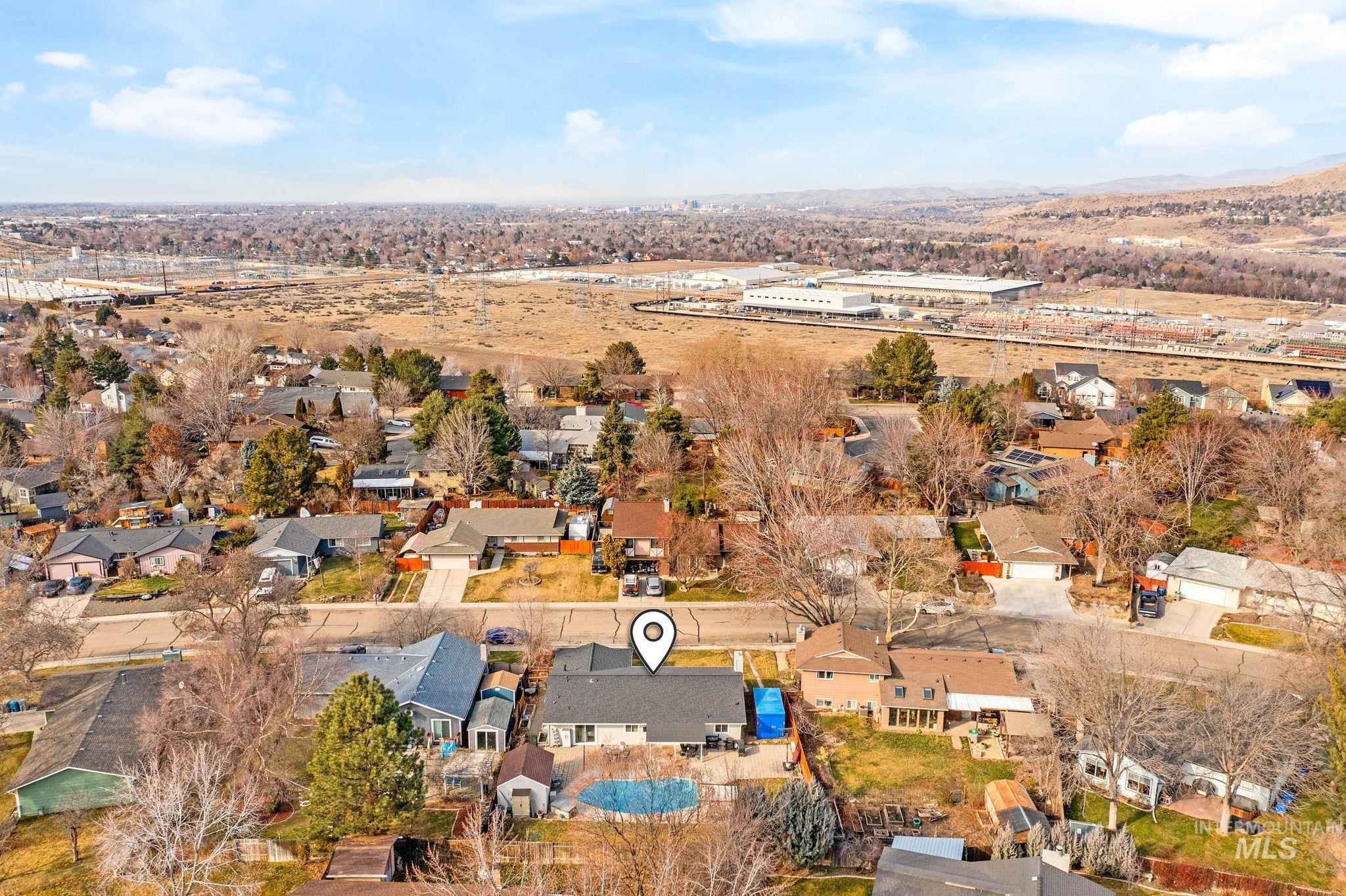 3209 Whitman Drive Boise, ID 83716 - Photo 43 of 45 Aerial view of property's location featuring nearby suburban area