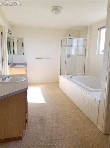 8707 Del Rio Road Peyton, CO 80831 - Photo 13 of 15 Master bathroom w/oversized jetted tub