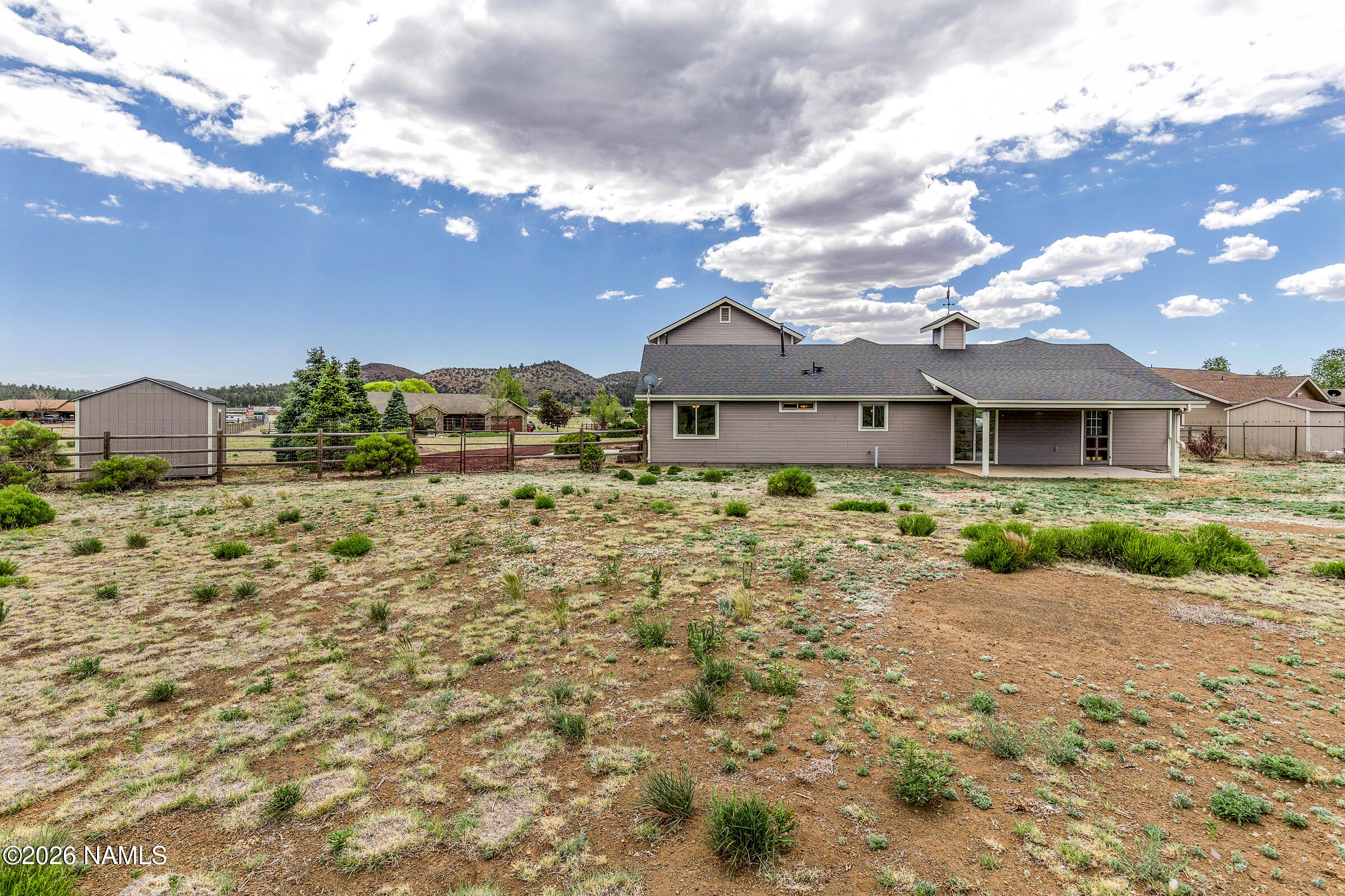 9748 North Aldrich Road Flagstaff, AZ 86004 - Photo 31 of 37 Back Yard