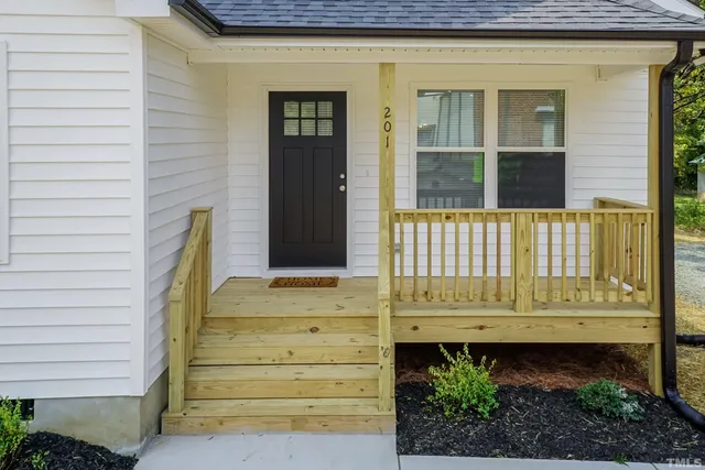 a view of a door front of a house