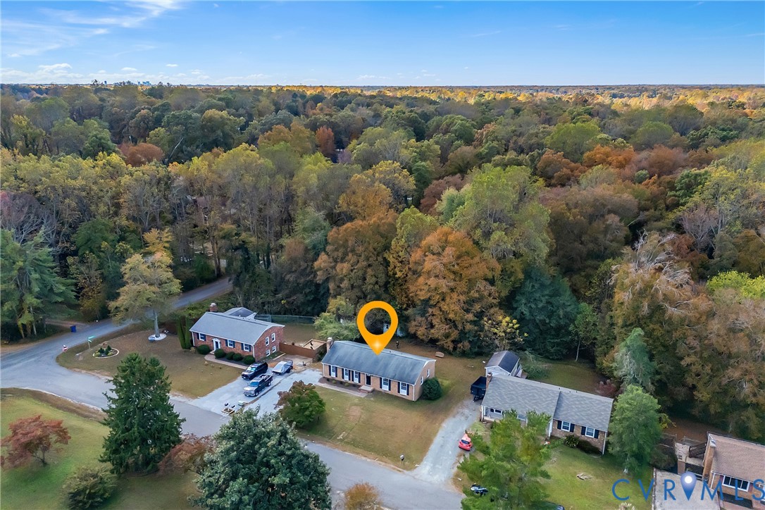 9099 Mossy Brook Road Mechanicsville, VA 23116 - Photo 29 of 29 an aerial view of a house with outdoor space