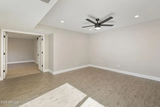 wooden floor in an empty room