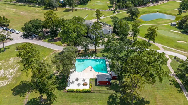 a view of a house with a swimming pool