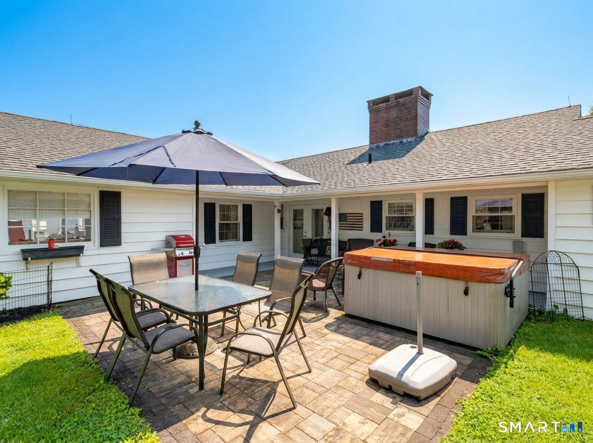 235 Scotland Road Norwich, CT 06360 - Photo 26 of 31 a view of a house with backyard sitting area and swimming pool
