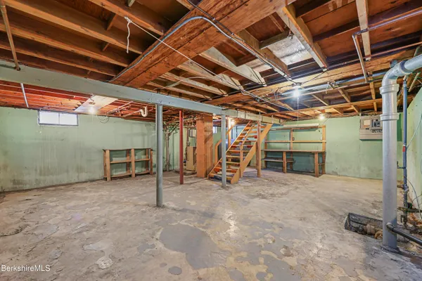 a view of a storage room
