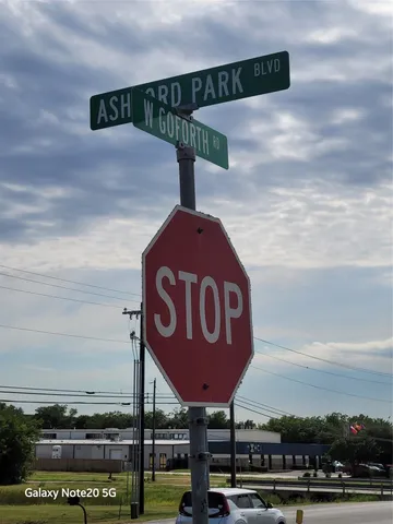 a close up of a street sign