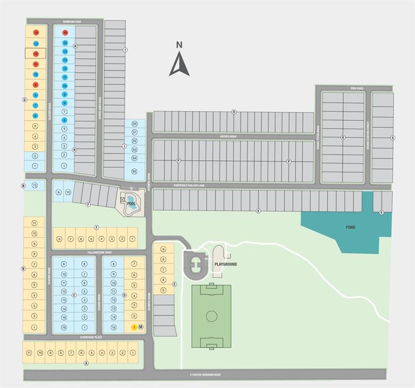 2641 Glacier Road Anna, TX 75409 - Photo 40 of 40 Parks at Foster Crossing Sitemap