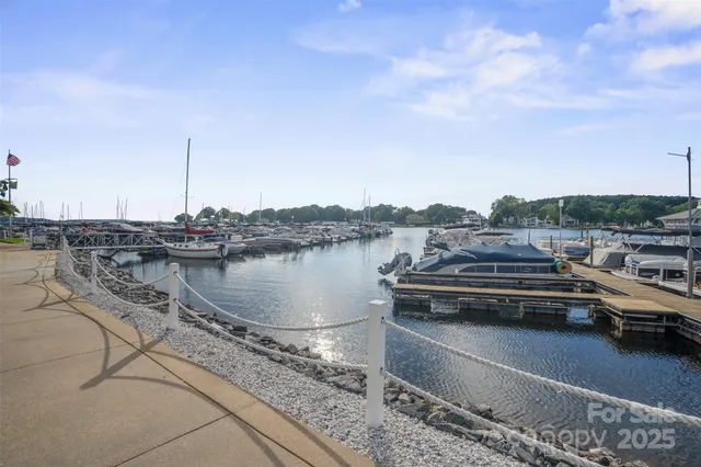 a view of a lake with outdoor space
