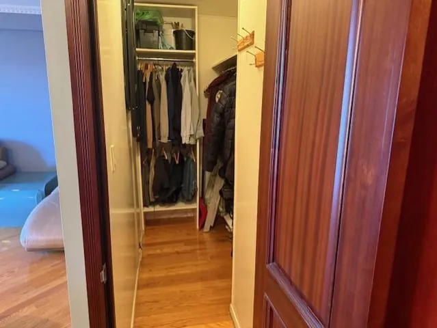 a view of walk in closet
