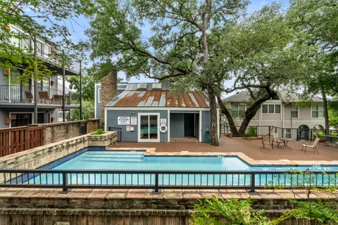 a view of outdoor space with seating space