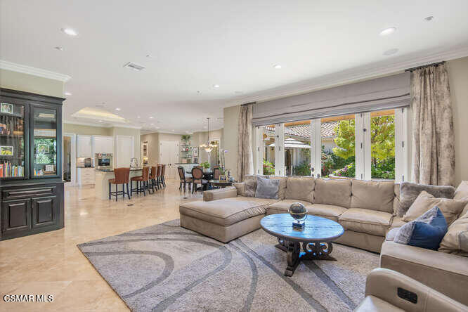 421 Whitegate Road Newbury Park, CA 91320 - Photo 30 of 76 a living room with furniture and a large window