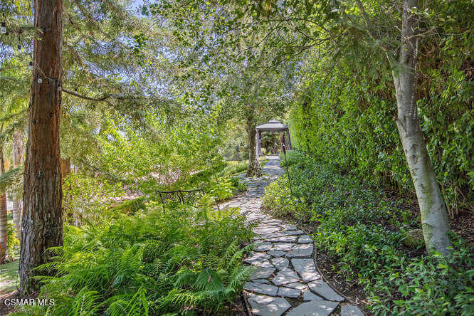 421 Whitegate Road Newbury Park, CA 91320 - Photo 60 of 76 a backyard of a house with lots of green space