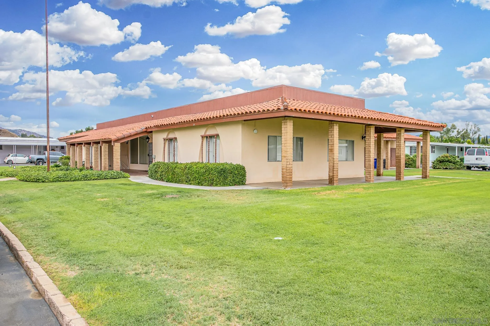 11949 Riverside Drive, Unit SPC 186 Lakeside, CA 92040 - Photo 29 of 40 a front view of house with yard and green space