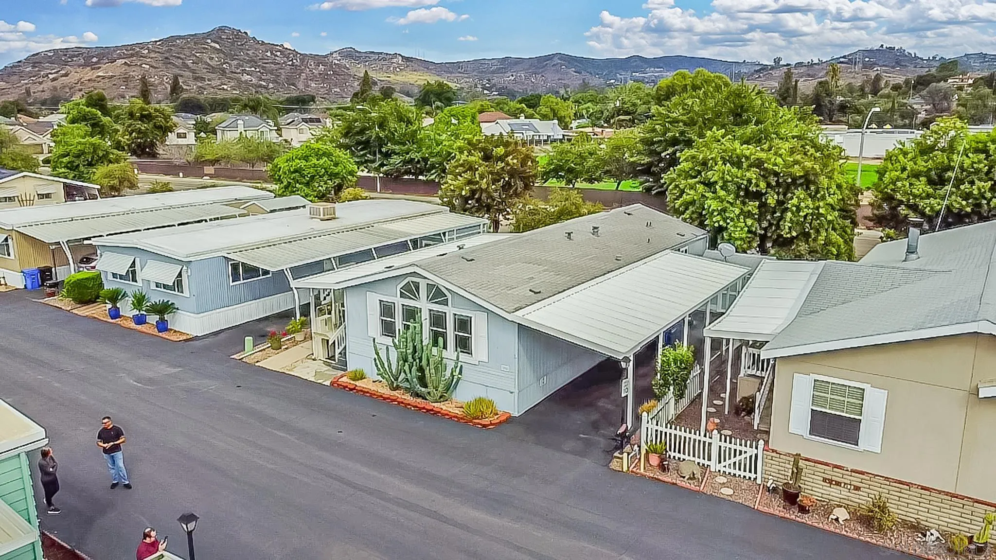 11949 Riverside Drive, Unit SPC 186 Lakeside, CA 92040 - Photo 31 of 40 an aerial view of a house with balcony