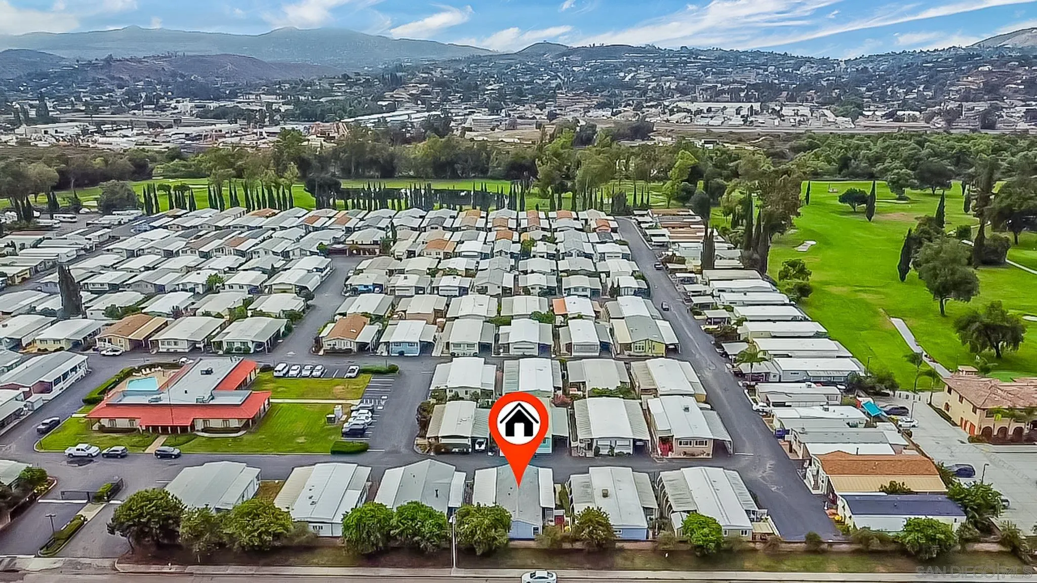 11949 Riverside Drive, Unit SPC 186 Lakeside, CA 92040 - Photo 34 of 40 an aerial view of a city