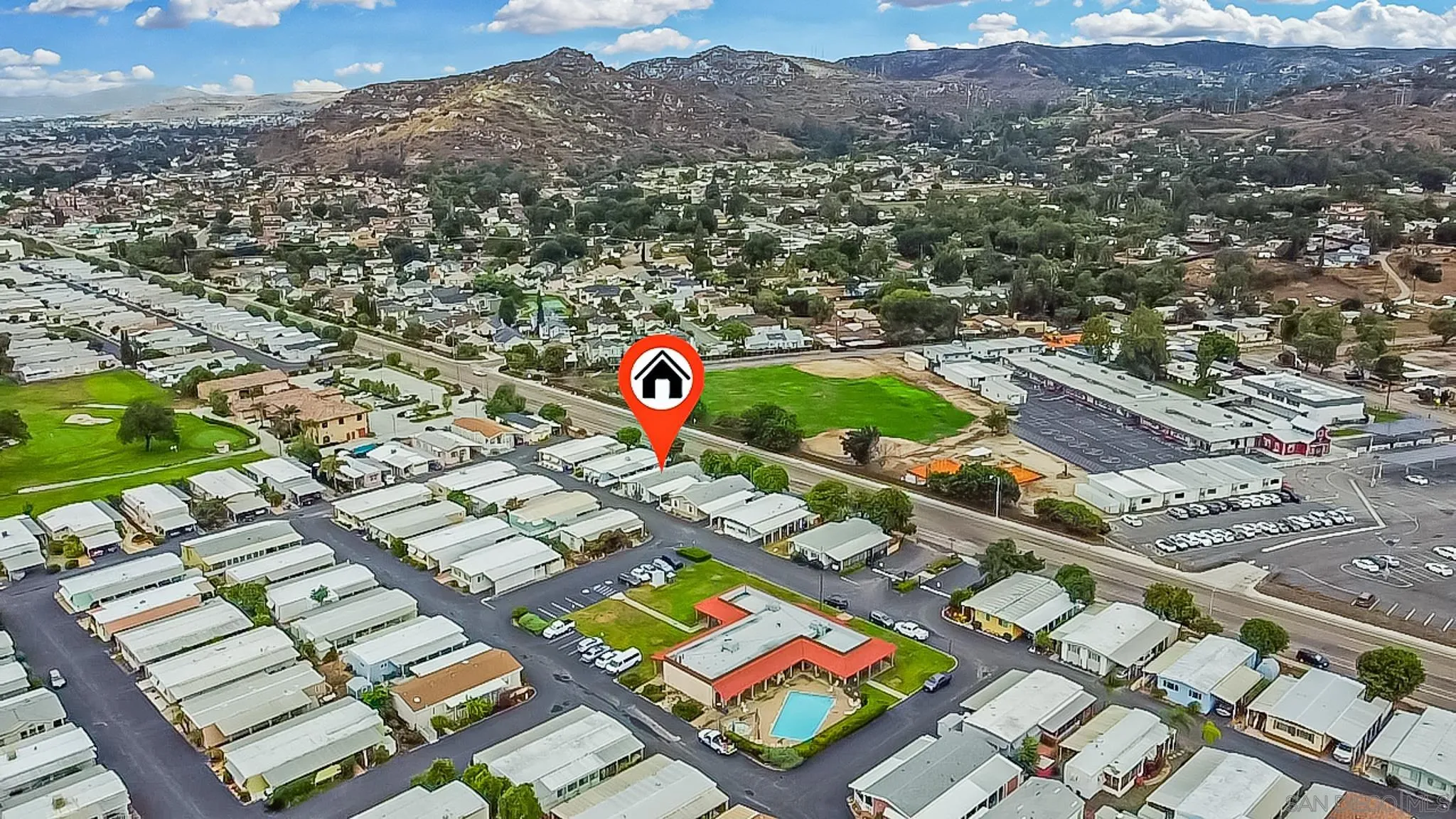 11949 Riverside Drive, Unit SPC 186 Lakeside, CA 92040 - Photo 37 of 40 an aerial view of a city
