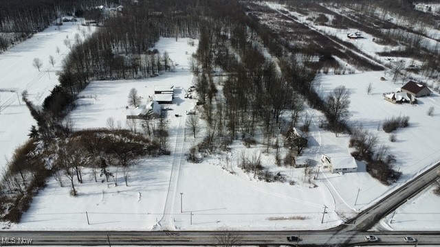 10268 Madison Road Montville, OH 44064 - Photo 4 of 7 View of snowy aerial view