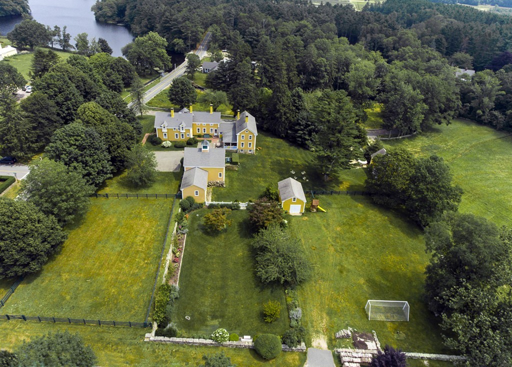 272 Marys Pond Road Rochester, MA 02770 - Photo 1 of 30 an aerial view of a house with a yard