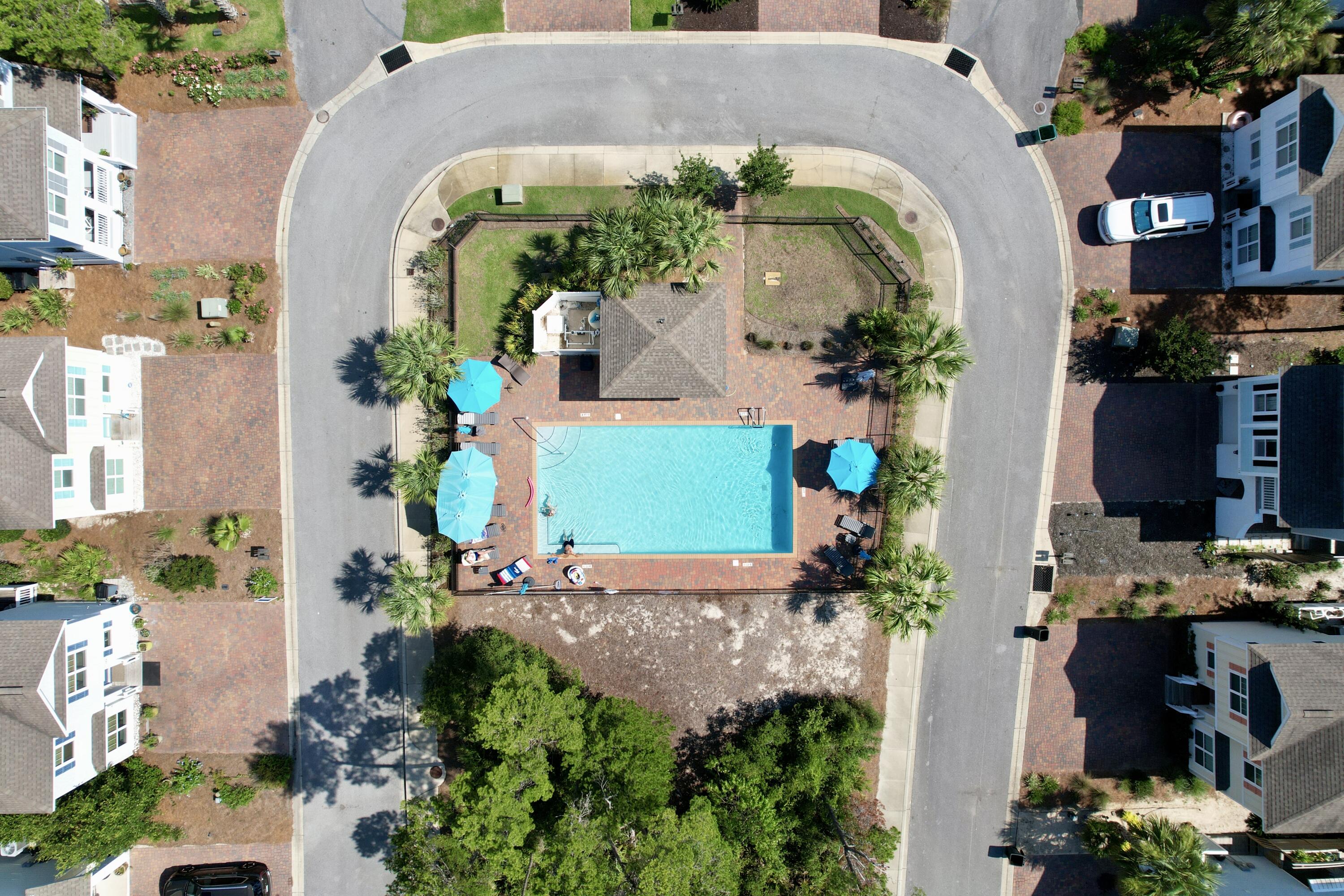 146 Sandpine Loop Inlet Beach, FL 32461 - Photo 26 of 50 an aerial view of a house with a yard