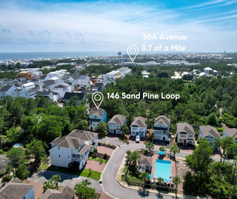 146 Sandpine Loop Inlet Beach, FL 32461 - Photo 49 of 50 an aerial view of multiple house