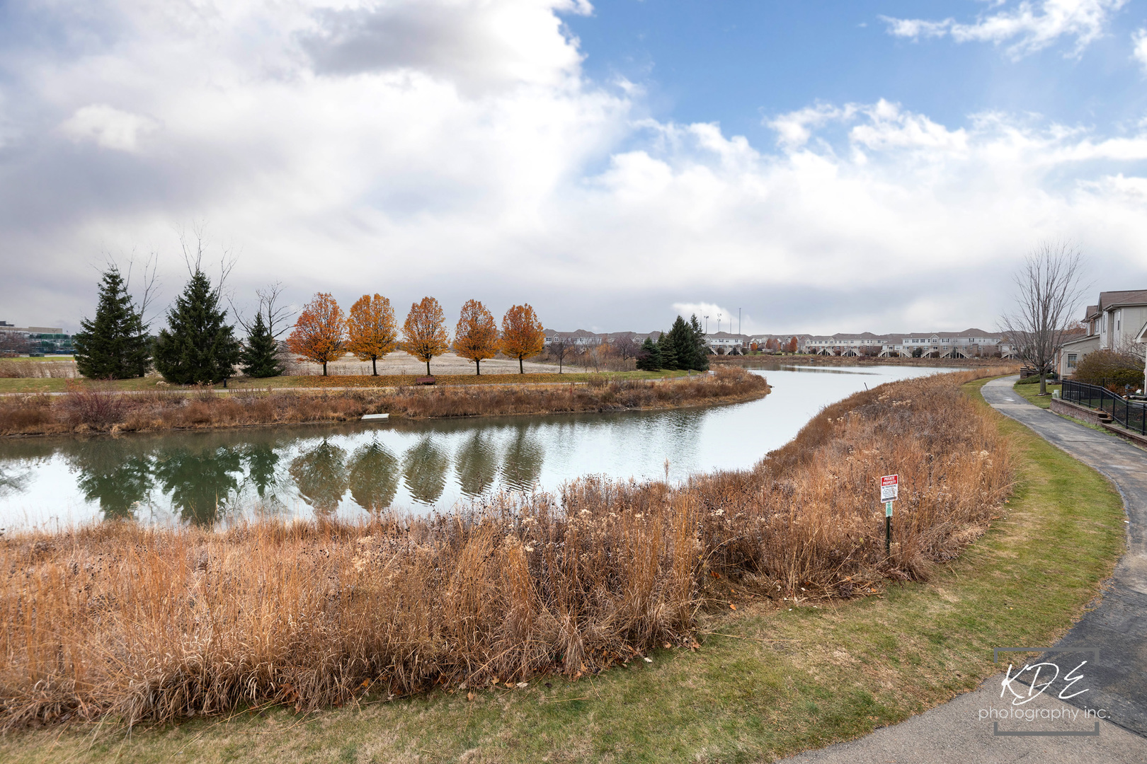 2809 Blakely Lane Naperville, IL 60540 - Photo 8 of 12 a view of a lake from a yard