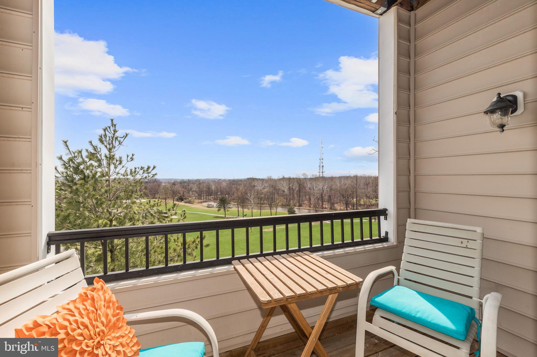 7315 Brookview Road, Unit 304 Elkridge, MD 21075 - Photo 19 of 31 Private balcony with golf course view