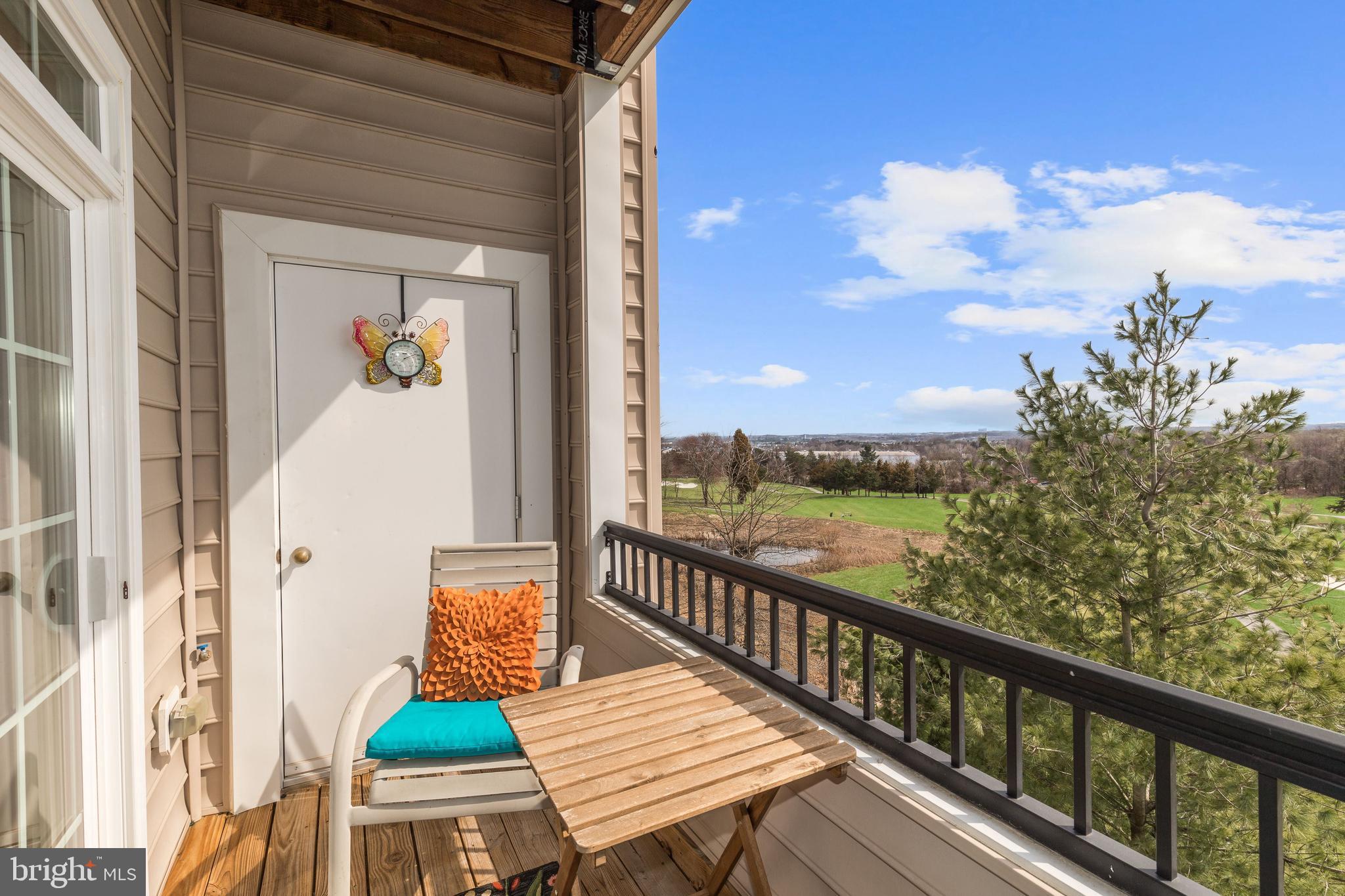 7315 Brookview Road, Unit 304 Elkridge, MD 21075 - Photo 20 of 31 Private balcony with golf course view