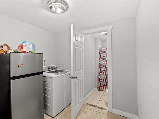 a room with storage and utility